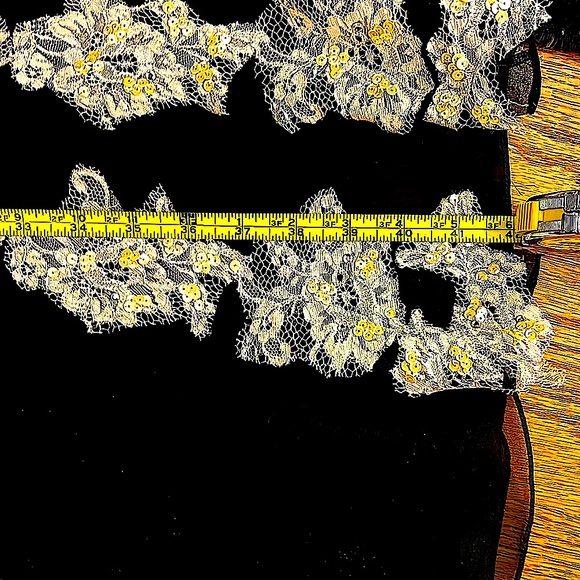 EUCAlbertoMakaliSEXYFLATTERING.Bustier &PANTSLACE&SEQUIN.S:12.Unique&Gorgeous - Picture 13 of 15